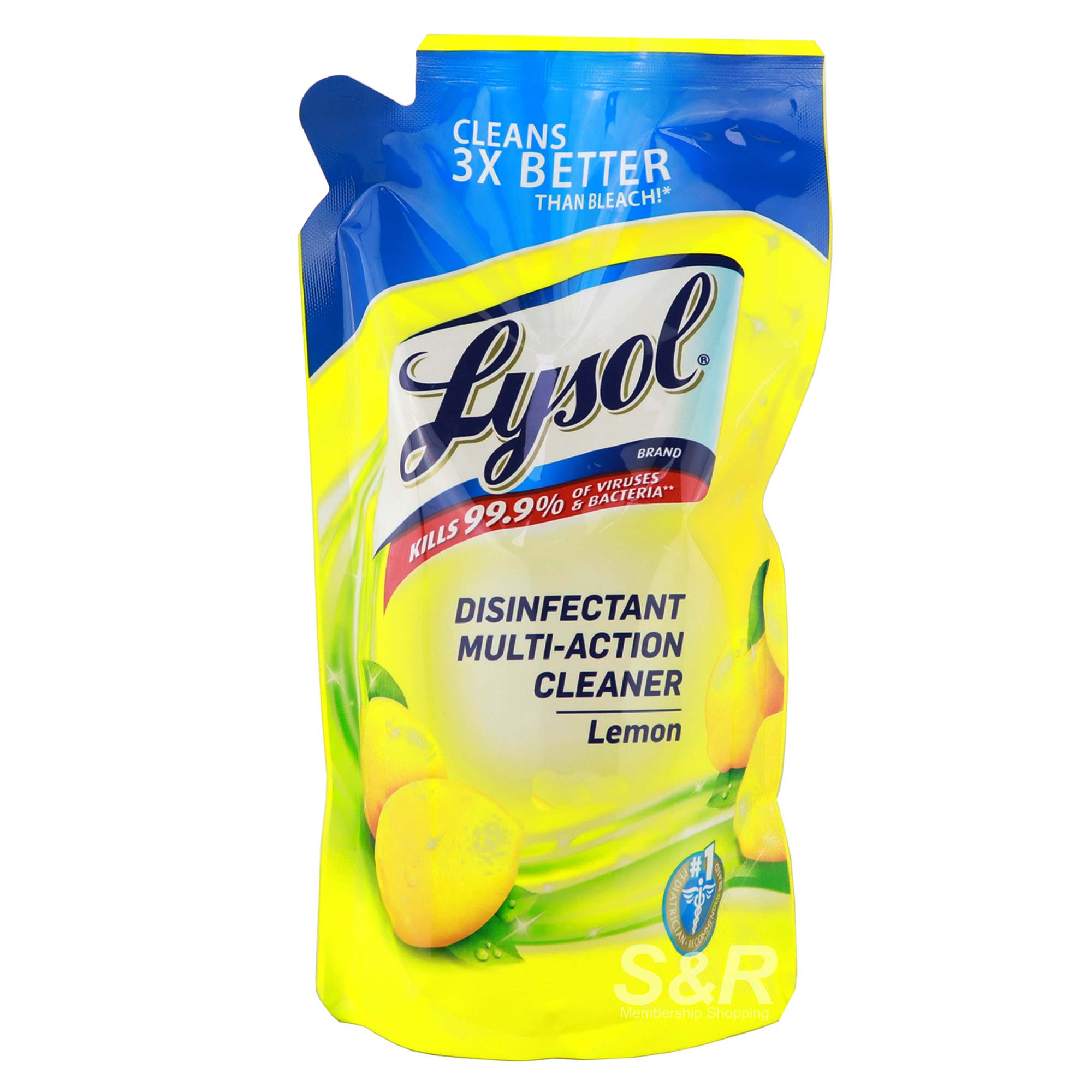 Lysol Lemon Disinfectant Multi-Action Cleaner 800mL
